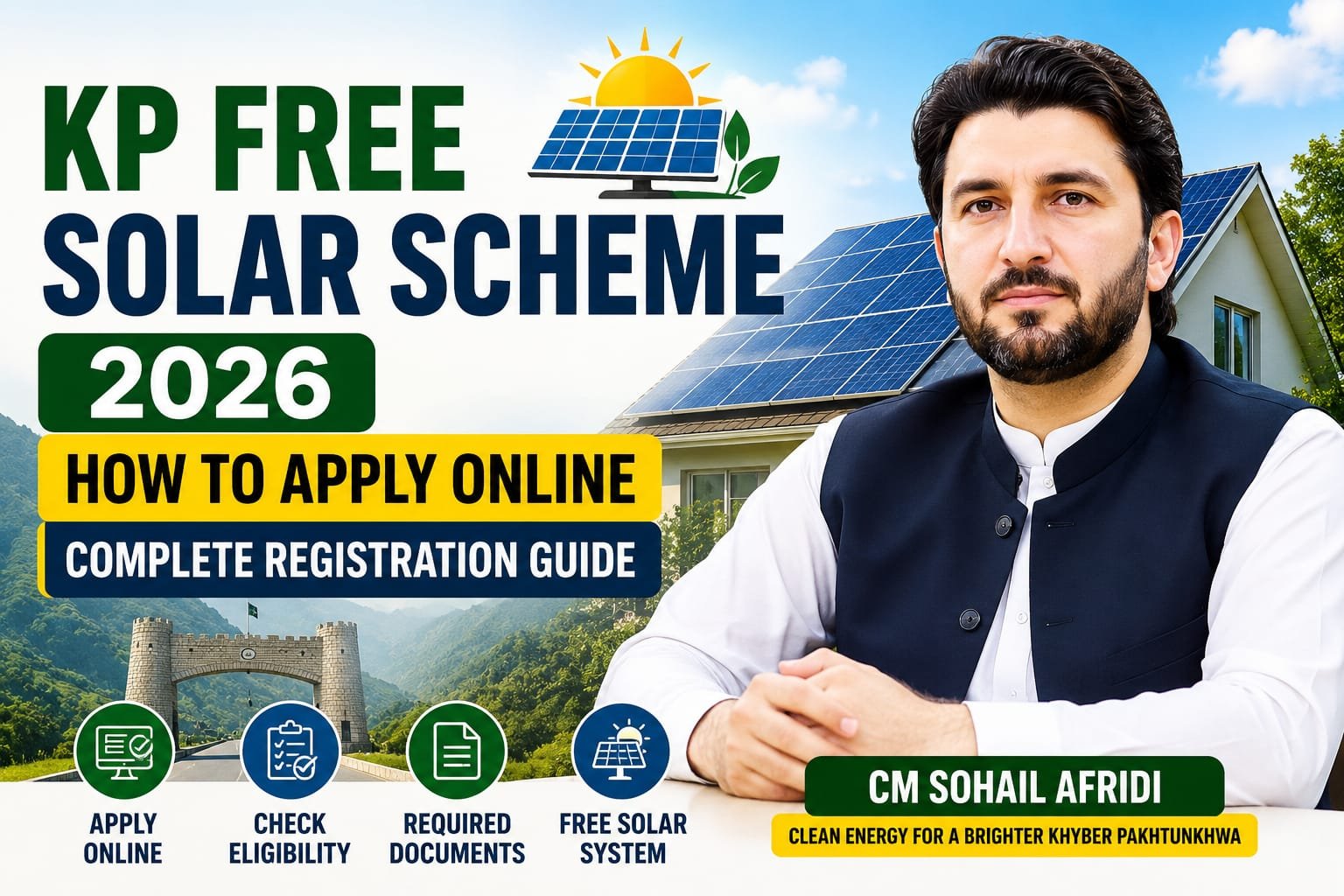 KP Free Solar Scheme 2026: How to Apply Online – Complete Registration Guide