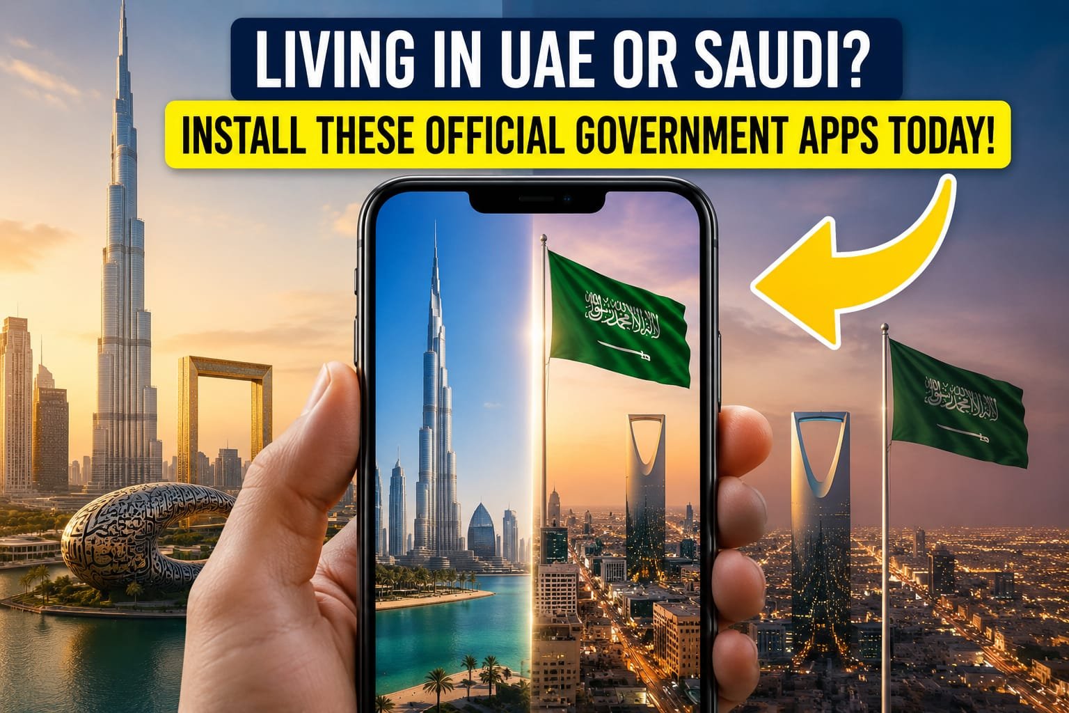 Living in UAE or Saudi? Install These Official Government Apps Today
